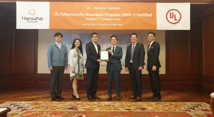 Hanwha Techwin’s ‘Wisenet7’ acquired international cybersecurity certification ‘UL CAP’