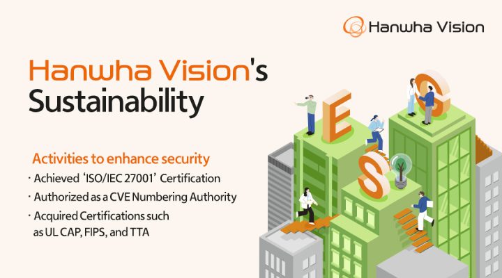 Hanwha Vision ได้รับการรับรองมาตรฐานสากลด้านความปลอดภัยของข้อมูล “ISO 27001”