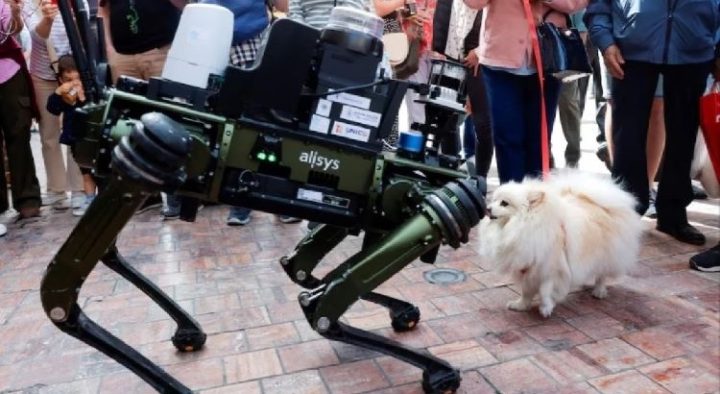 สเปนใช้หุ่นยนต์สุนัข Robot dog ลาดตระเวน หาคนทำผิดกฎจราจร